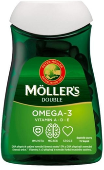 Жирні кислоти Mollers Dobbel's Omega 3 112 капсул (7070866023744)