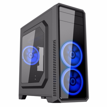 Корпус комп'ютерний ATX GameMax G561 Black без блока живлення/Midi-tower Чорний