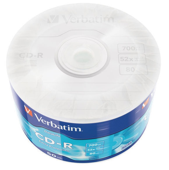 Verbatim CD-R, 700 MB - 50 pack