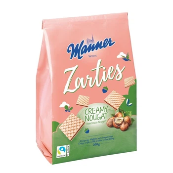 Вафли Manner Zarties с ореховым кремом, 200 г