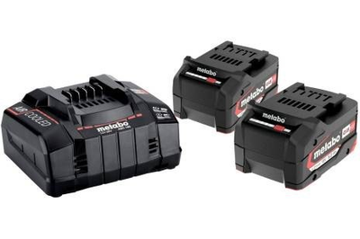 Комплект Metabo: 2 аккумулятора 18 В Lі-Power 5,2 Ah, зарядное устройство ASC 145 (685051000)