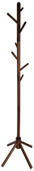 Вешалка для одежды WoodDecor напольная деревянная, коричневая Орех.