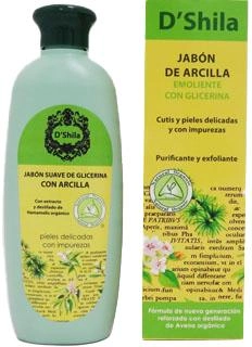 Mydło do mycia twarzy D'shila Jabon Purificante Arcilla 250 ml (8436002858523)