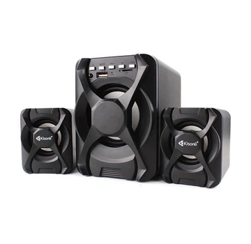 Компьютерные колонки 2.1 Kisonli U2500BT, Bluetooth, AUX, 5W+2x3W