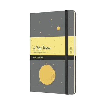 Блокнот Moleskine Limited Le Petit Prince средний 13х21 см нелинованный Серый (8056420857313)
