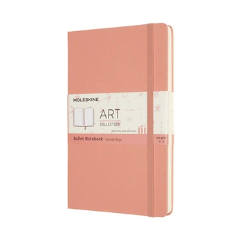 Блокнот Moleskine Art Bullet средний 13х21 см Кораловый (8056420852929)