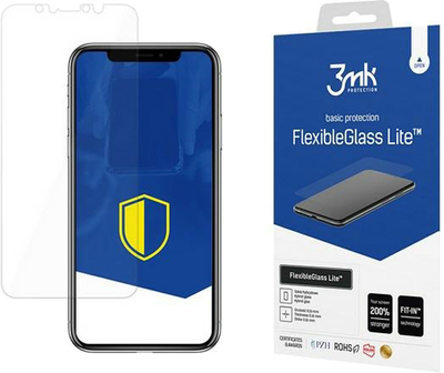 Захисне скло 3MK FlexibleGlass Lite для Apple iPhone X (5903108028608)