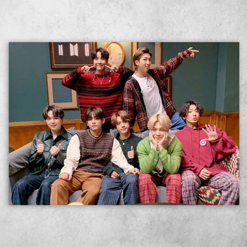 Плакат постер CupKit "BTS / БТС" №45 А4 21х29,7 см