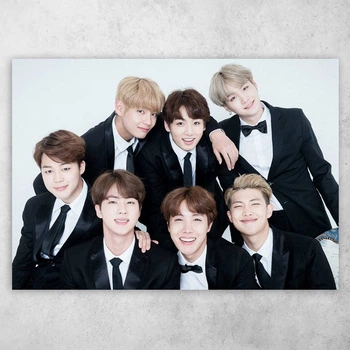 Плакат постер CupKit "BTS / БТС" №22 А4 21х29,7 см