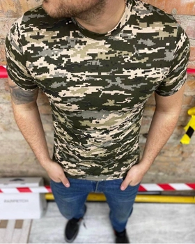 Чоловіча тактична футболка піксель FT 005 розмір XL