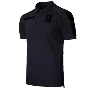 Тактична футболка Поло Paladin PRO CoolPass Black/Blue Camotec розмір XXXL