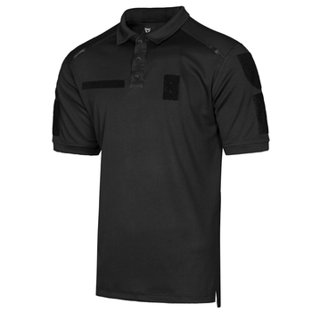 Тактична футболка Поло Paladin CoolPass Antistatic Black Camotec розмір L