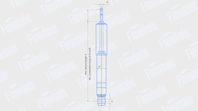 Амортизатор ГАЗ-24 задний Finwhale Basic 120612 Германия