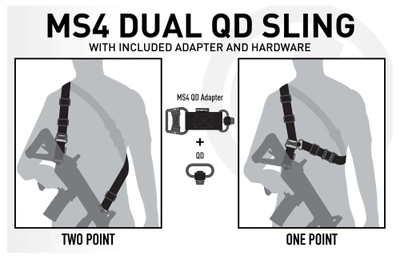 Ремінь збройовий одно-двохточковий Magpul MS4® Dual QD Sling GEN2