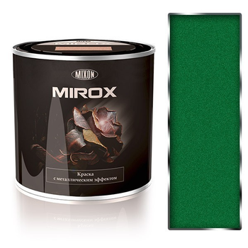 Краска с металлическим эффектом Mixon Mirox 2.25л Зеленая RAL 6000
