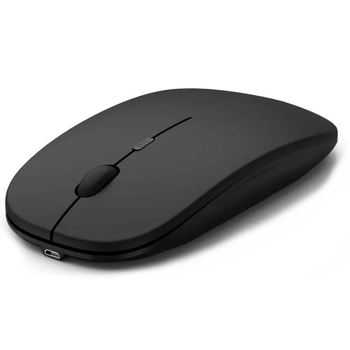 Беспроводная мышка Magic Без подсветки USB зарядка бесшумная со встроенным аккумулятором 342 Черный