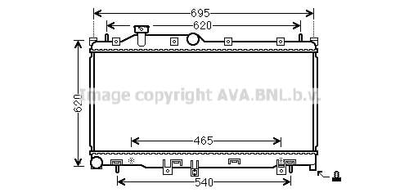 Радіатор охолодження SUBARU FORESTER 3/13+ Ava Ava (SU2110)