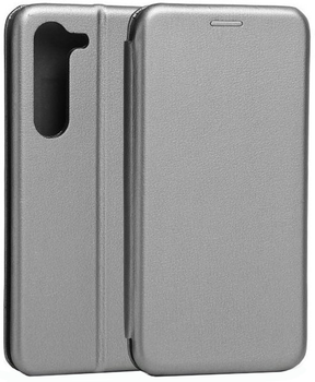 Etui z klapką Beline Book Magnetic do Samsung Galaxy S23 Steel (5905359811640)