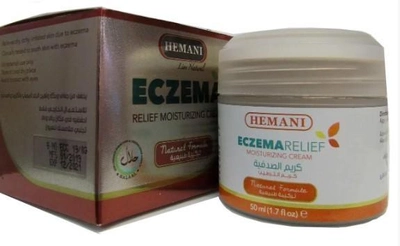 Крем проти екземи та псоріазу Hemani Eczema Relif Moisturizing Cream 50 мл 1228