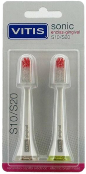 Szczoteczka elektryczna do zębów Vitis Spare Part Electric Toothbrush For Delicate Gums 2 szt (8427426041127)