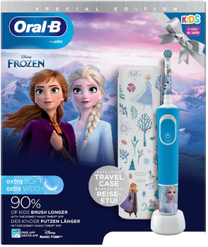 Zestaw Oral-B Kids Electric Toothbrush Frozen Set 2 Pieces (4210201419563)