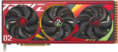 Видеокарта ASUS PCI-Ex GeForce RTX 4090 ROG Strix OC EVA-02 Edition 24GB GDDR6X (384bit) (2640/21000) (2 x HDMI, 3 x DisplayPort) (ROG-STRIX-RTX4090-O24G-EVA-02-Edition)