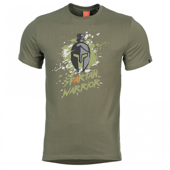 Футболка Pentagon Ageron «Spartan Warrior» Olive Green XL