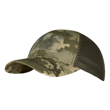 CamoTec бейсболка CM MESH TACTIC MM14, кепка тактична, військова кепка піксель, кепка ріп-стоп піксель