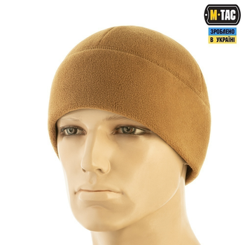 M-Tac шапка Watch Cap Elite фліс (320г/м2) with Slimtex Coyote Brown S