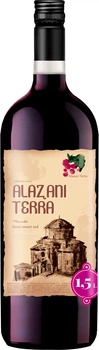 Напій винний Alazani Terra Bacche червоний напівсолодкий 1.5 л 8.0-8.5% (4820197563937)