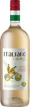 Напій винний Italiano Cavallo GRAZIE білий напівсолодкий 1.5 л 8.0-8.5% (4820197563975)
