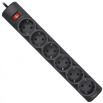Фільтр живлення Defender 153, 3 m, 6 троянд, black (99495)