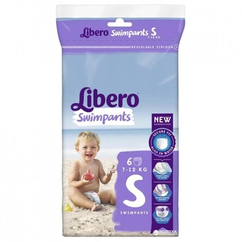 Підгузки Libero Swimpants Small 7-12 кг 6 шт. (7322540375770) (154334)