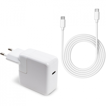 Блок питания к ноутбуку Vinga Apple 30W 5V3A/9V3A/12V2.4A/14.5V2A/ 18V1.5A/20V1.5A USB-C (VPA-30-APP-C) (154822)