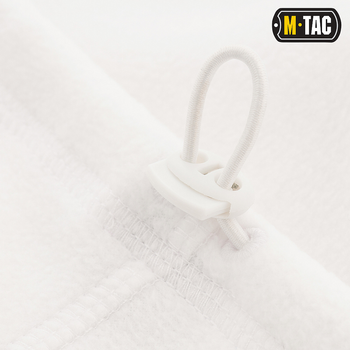 M-Tac шарф-труба Elite короткий з затяжкою фліс (270г/м2) White S/M