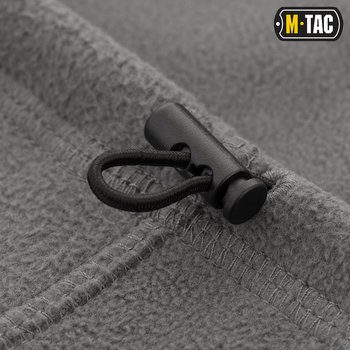 M-Tac шарф-труба Elite короткий с затяжкой флис (270г/м2) Grey S/M