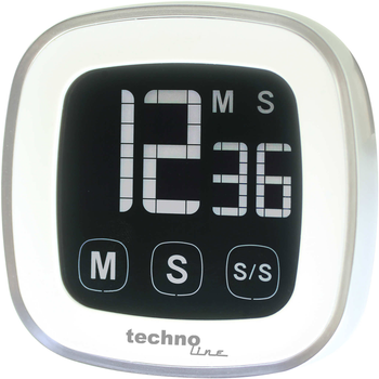 Таймер кухонний Technoline KT400 Magnetic Touchscreen White (DAS301202)