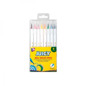Фломастери пензлики «Real Brush Juicy» 8 кольорів CFS CF15218 A-Toys (CF15218 )