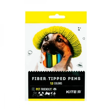 Фломастери «DOGS» 12 кольорів Kite K22-447 Kite (K22-447)