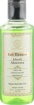 Натуральный аюрведический шампунь из индийских трав "Алоэ вера" - Khadi Natural Aloevera Herbal Hair Cleanser 210ml (1088272-1446469-2)