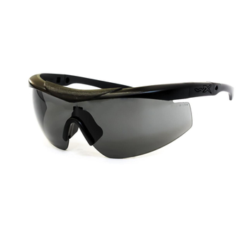 Тактичні окуляри Wiley-X Talon Smoke/Clear Lens