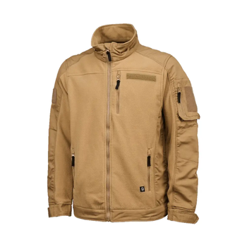 Армійська флісова куртка Brandit матеріал Rip-Stop Койот S (99122) Kali