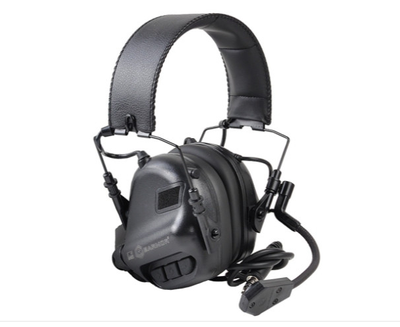 Тактичні навушники Earmor М32 FG Чорний (32007) Kali