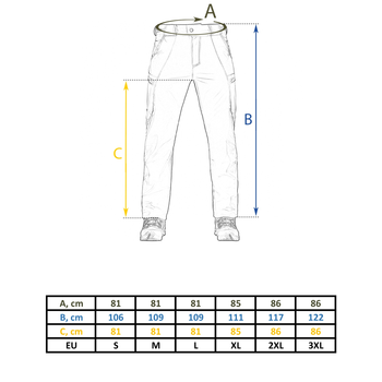 Штаны теплые MIL-TEC «Explorer» SoftShell Черные M