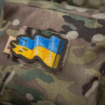 M-Tac нашивка прапор України бойовий реверс (вишивка) Ranger Green