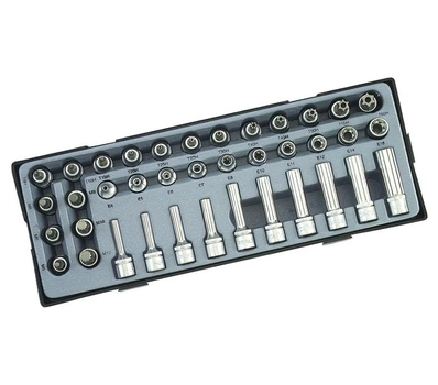 Набор головок и бит Force T3381 3/8" TORX SPLINE 38 предметов