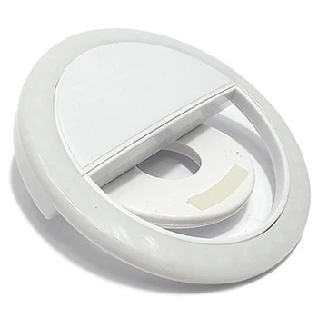 Світлодіодне Кільце для Фото Selfie Ring Light RK-12 (спалах для селфі) White