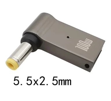 Переходник Type-C PD 100W на DC ( 5.5×2.5) 20V Trexton для зарядки ноутбука