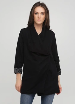 Плащ H&M 32 Черный 0320686_без пояса_12