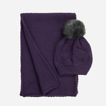 Комплект жіночий (шапка + шарф) Art Of Polo Hat&Scarf cz21807 One Size Purple (5902021184460)